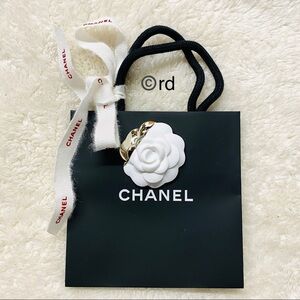 Chanel Holiday Special Hard Camellia bag & Ribbon